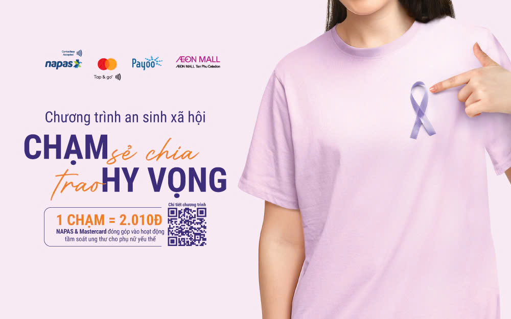AEON MALL đồng hành cùng dự án “Chạm sẻ chia, Trao hy vọng” Trao 2.010 suất tầm soát ung thư cho phụ nữ yếu thế