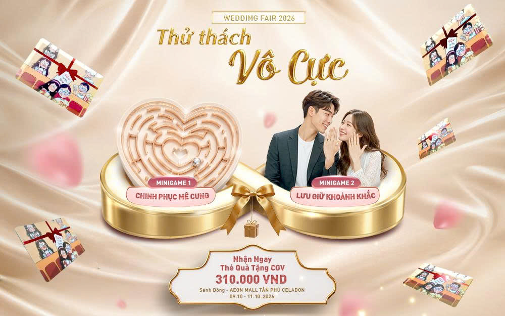 WEDDING FAIR 2026 - MINIGAME “THỬ THÁCH VÔ CỰC”