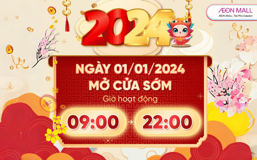 [THÔNG BÁO] LỊCH HOẠT ĐỘNG TẾT DƯƠNG LỊCH 2024