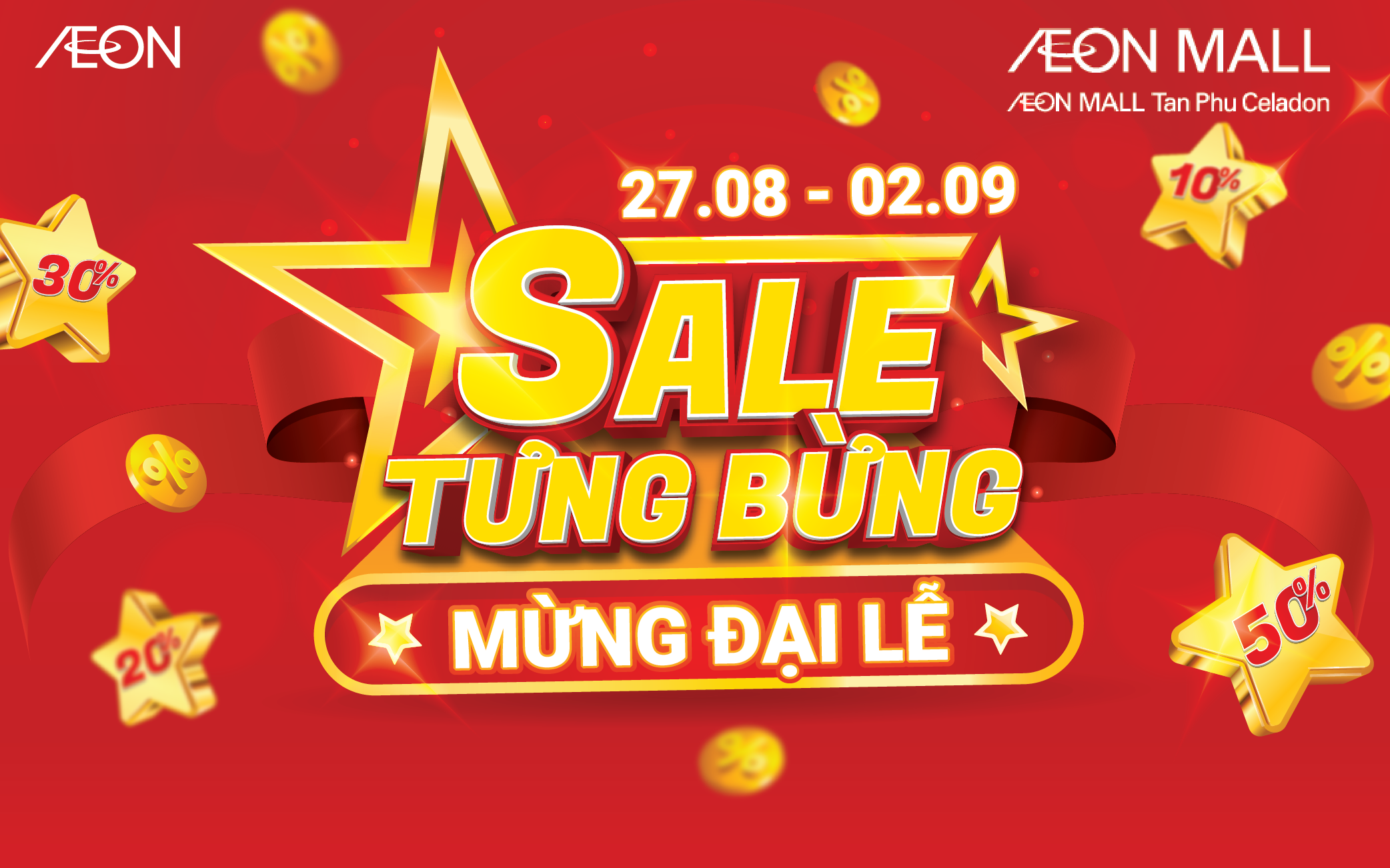 SALE TƯNG BỪNG MỪNG ĐẠI LỄ 27.08 - 02.09.2025