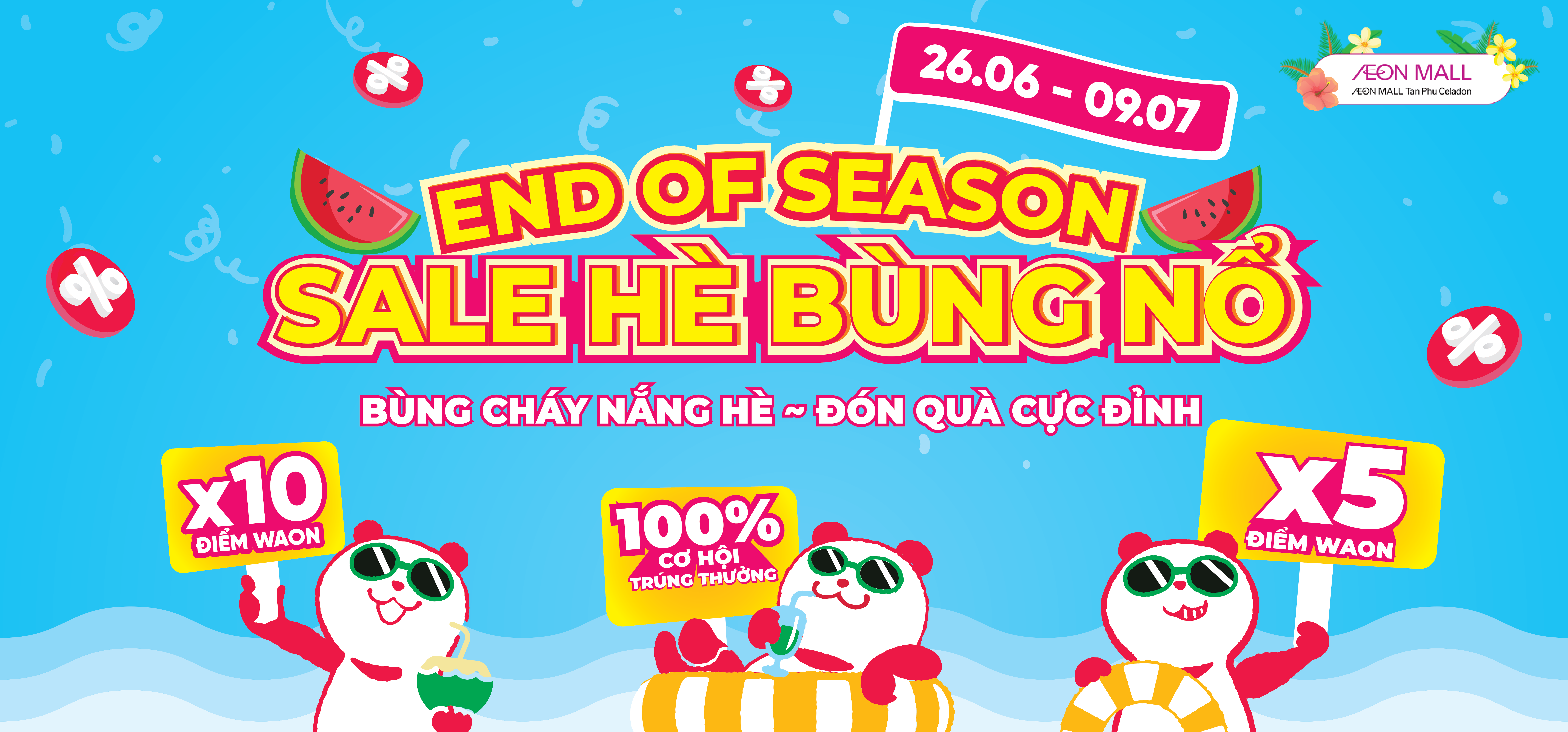 END OF SEASON - SALE HÈ BÙNG NỔ