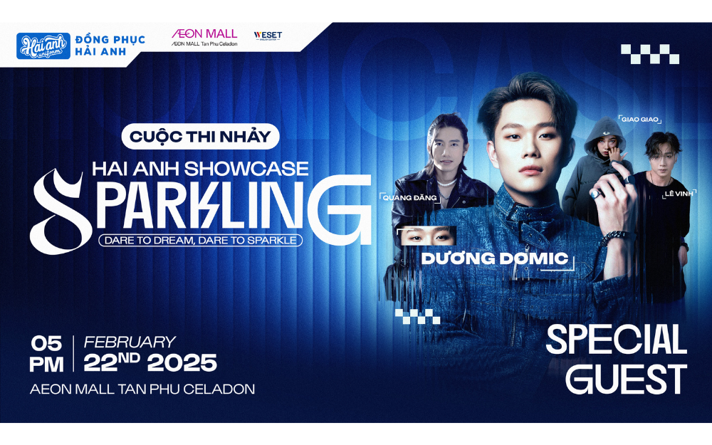 HẸN HÒ CÙNG DƯƠNG DOMIC TẠI SỰ KIỆN “HẢI ANH SHOWCASE” VÀO 22.02.2025 TẠI AEON MALL TÂN PHÚ CELADON