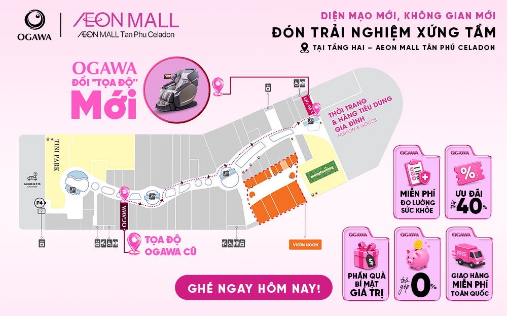 [NÂNG CẤP CỬA HÀNG MỚI] OGAWA AEON MALL TÂN PHÚ CELADON