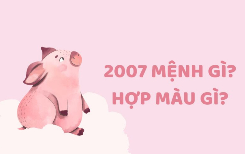 Năm sinh 2007 hợp với màu gì? Những lưu ý khi lựa chọn màu sắc hợp mệnh