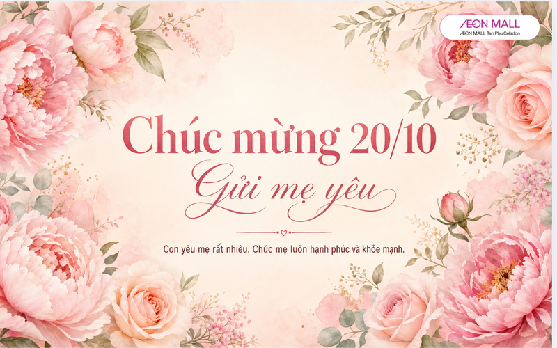 Lời chúc 20 10 cho mẹ: 350+ câu hay, ý nghĩa, cảm động
