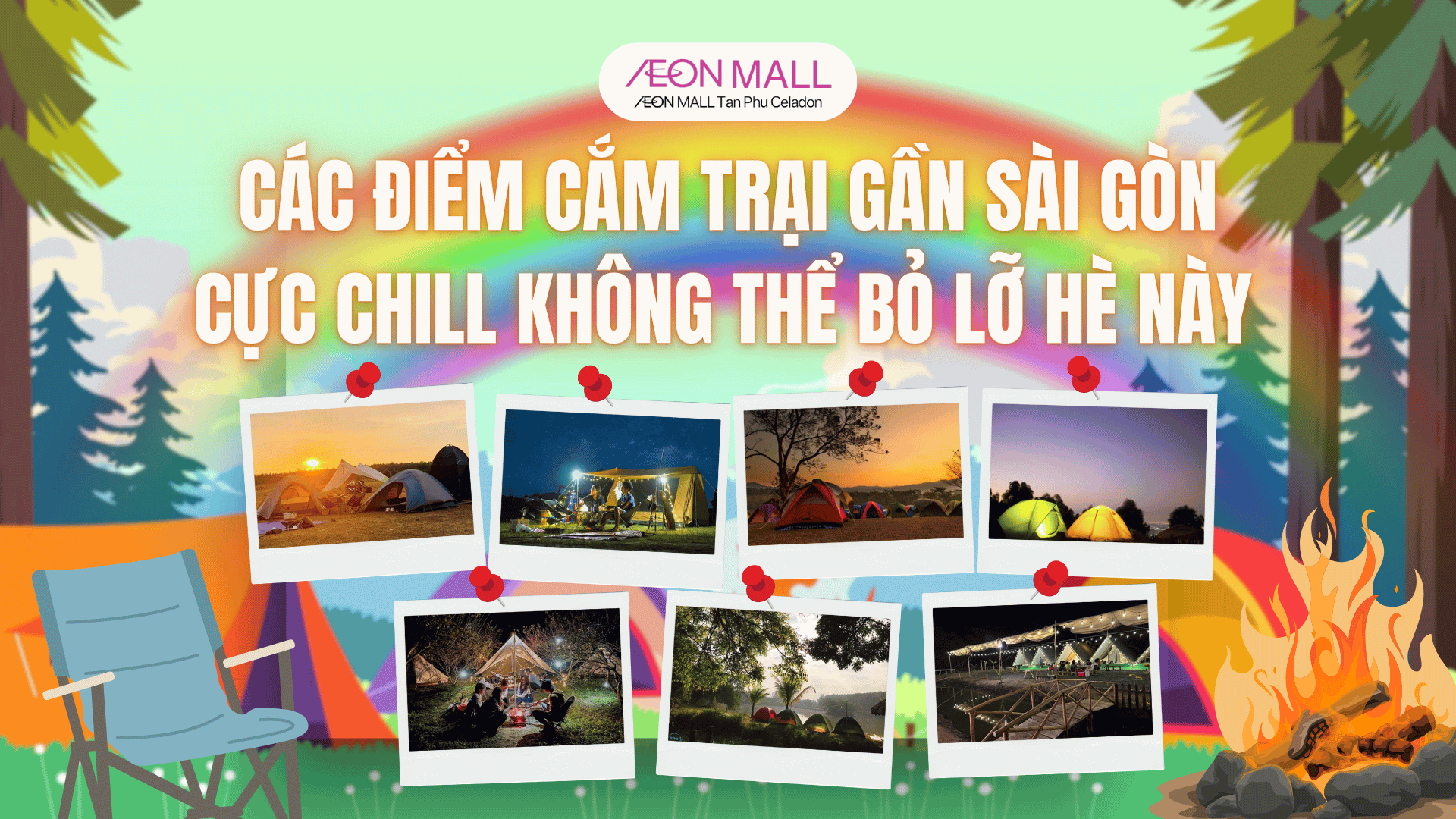 CÁC ĐIỂM CẮM TRẠI GẦN SÀI GÒN CỰC CHILL KHÔNG THỂ BỎ LỠ HÈ NÀY