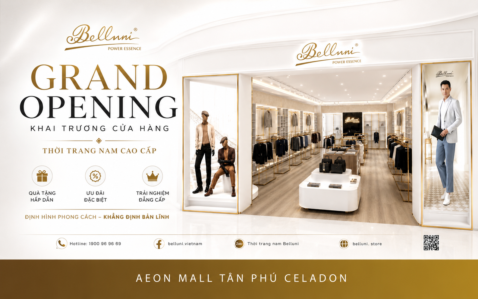 [NÂNG CẤP CỬA HÀNG] BELLUNI AEON MALL TÂN PHÚ CELADON CHÍNH THỨC KHAI TRƯƠNG DIỆN MẠO MỚI