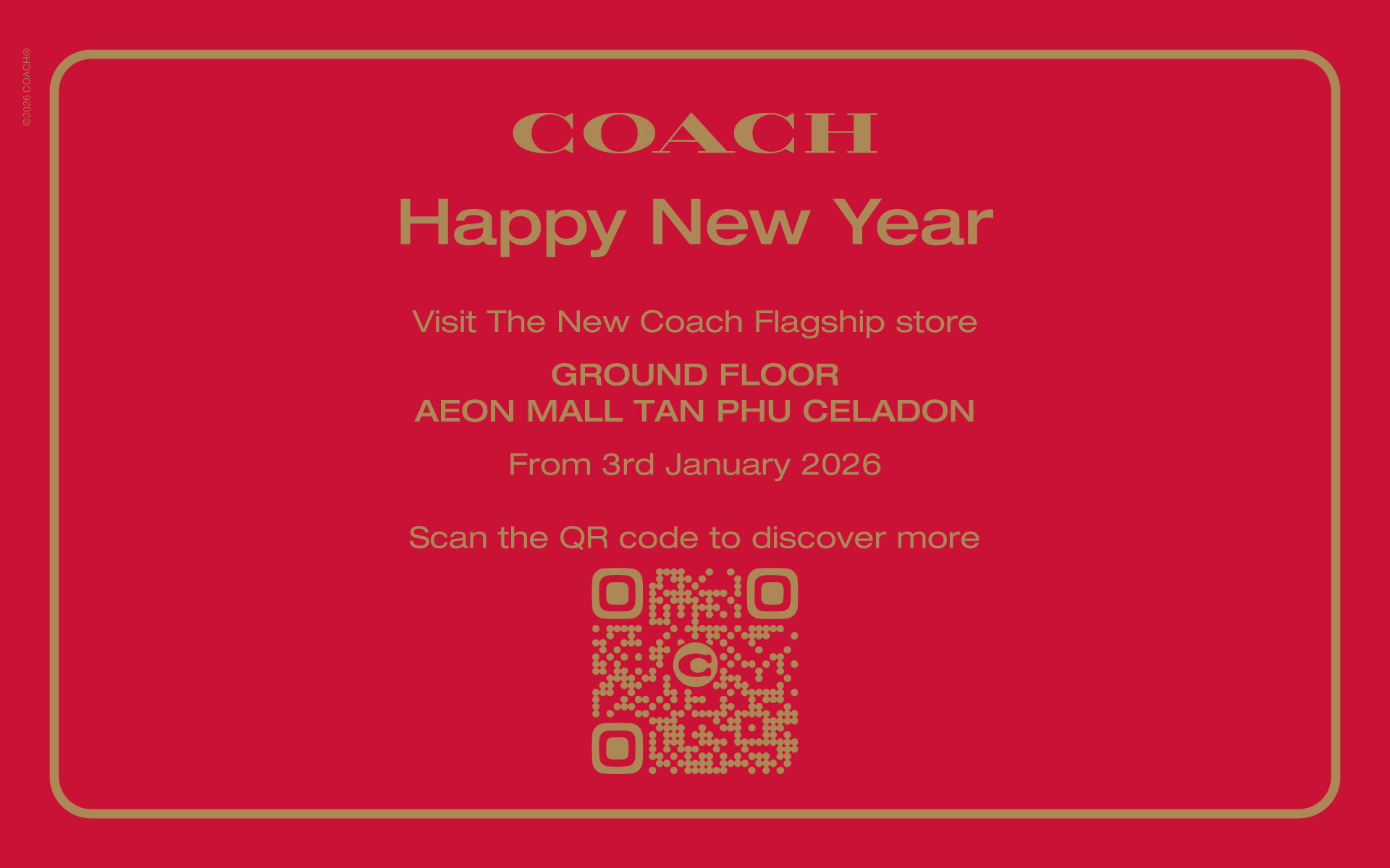 COACH | OPENING THE YEAR, THE COACH WAY