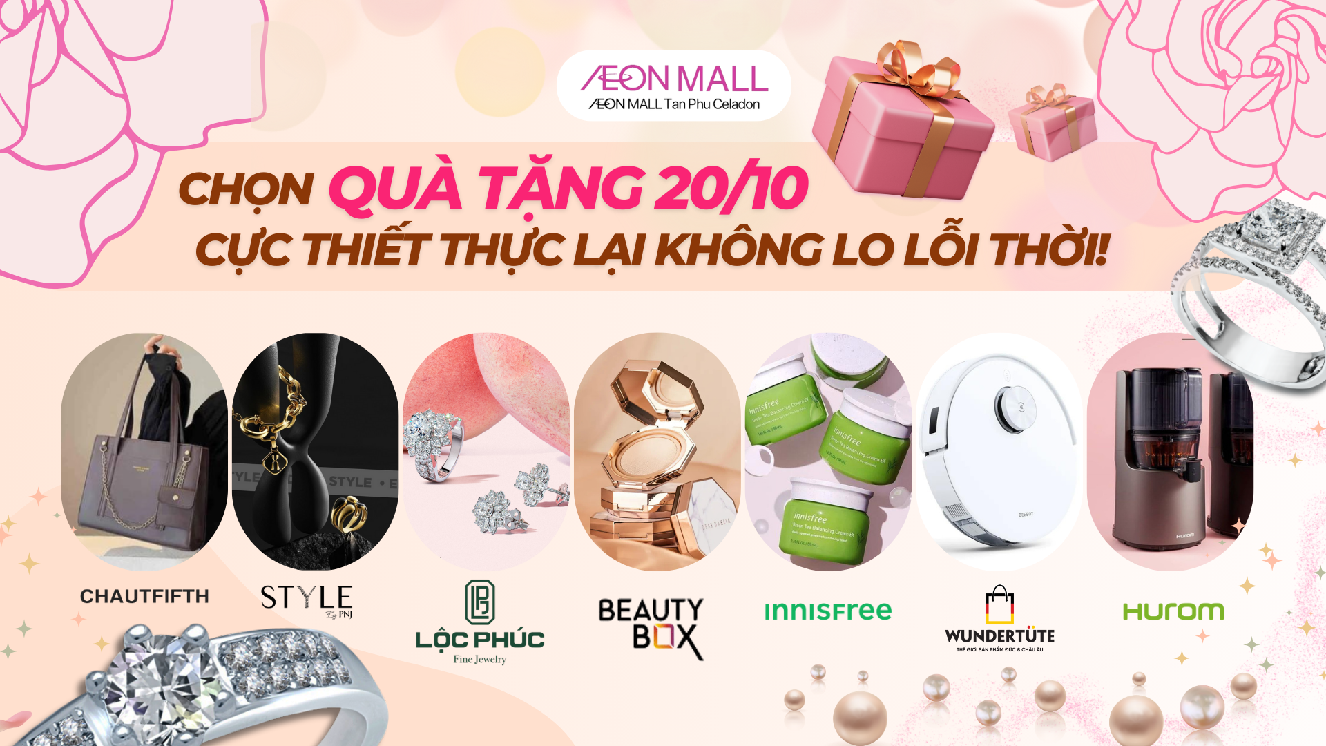 CHỌN QUÀ TẶNG 20/10 CỰC THIẾT THỰC LẠI KHÔNG LO LỖI THỜI!