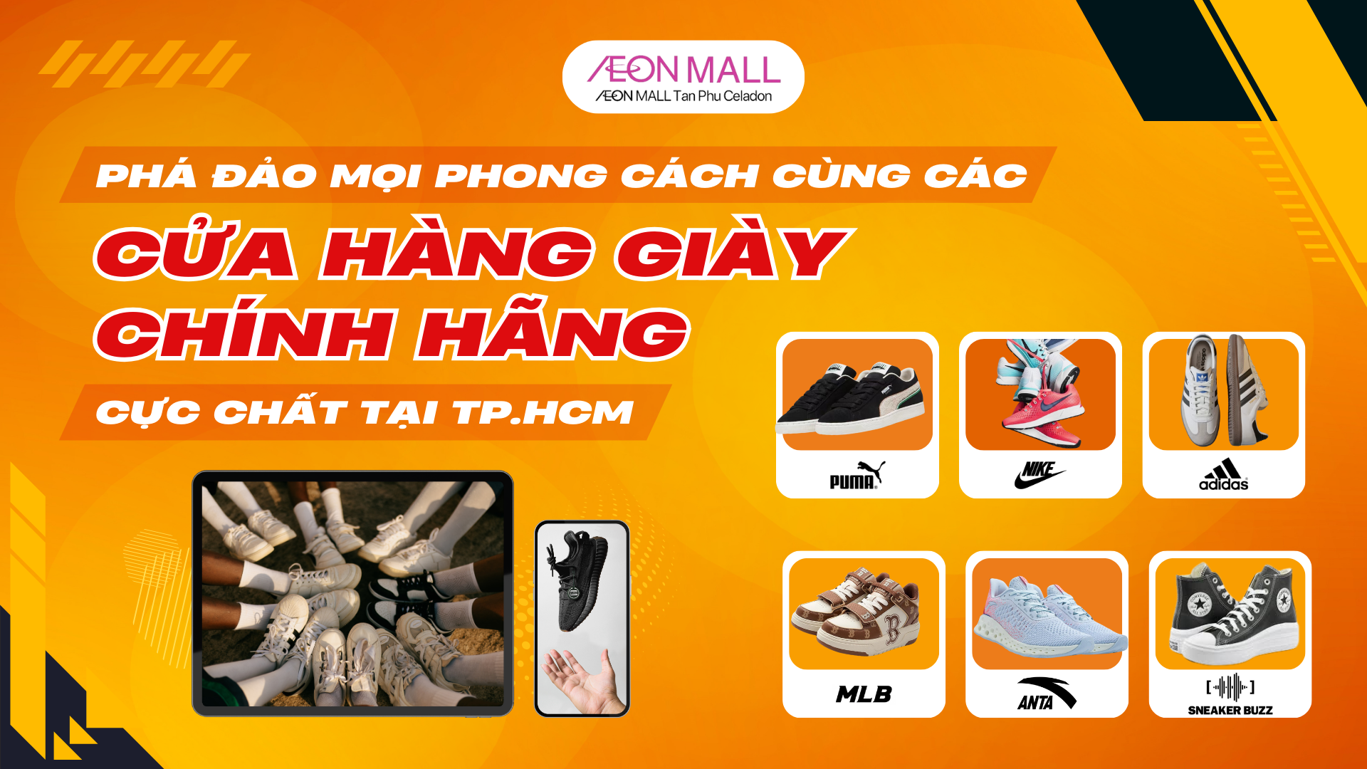 PHÁ ĐẢO MỌI PHONG CÁCH VỚI CÁC CỬA HÀNG GIÀY CHÍNH HÃNG CỰC CHẤT