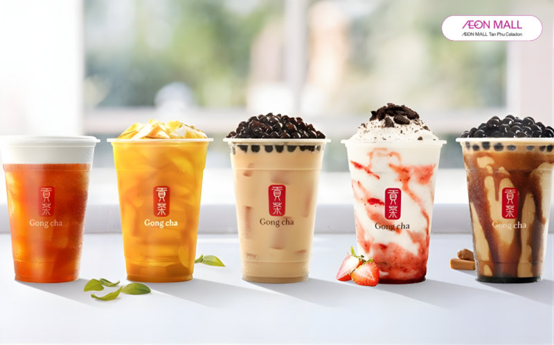 7 quán trà sữa siêu HOT tại AEON MALL Tân Phú Celadon
