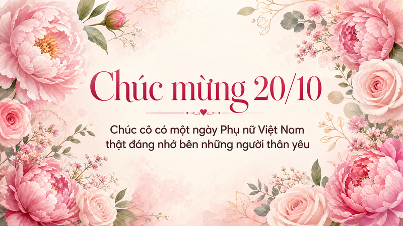 Lời chúc 20 10 cho cô giáo: 100+ câu ý nghĩa, chân thành