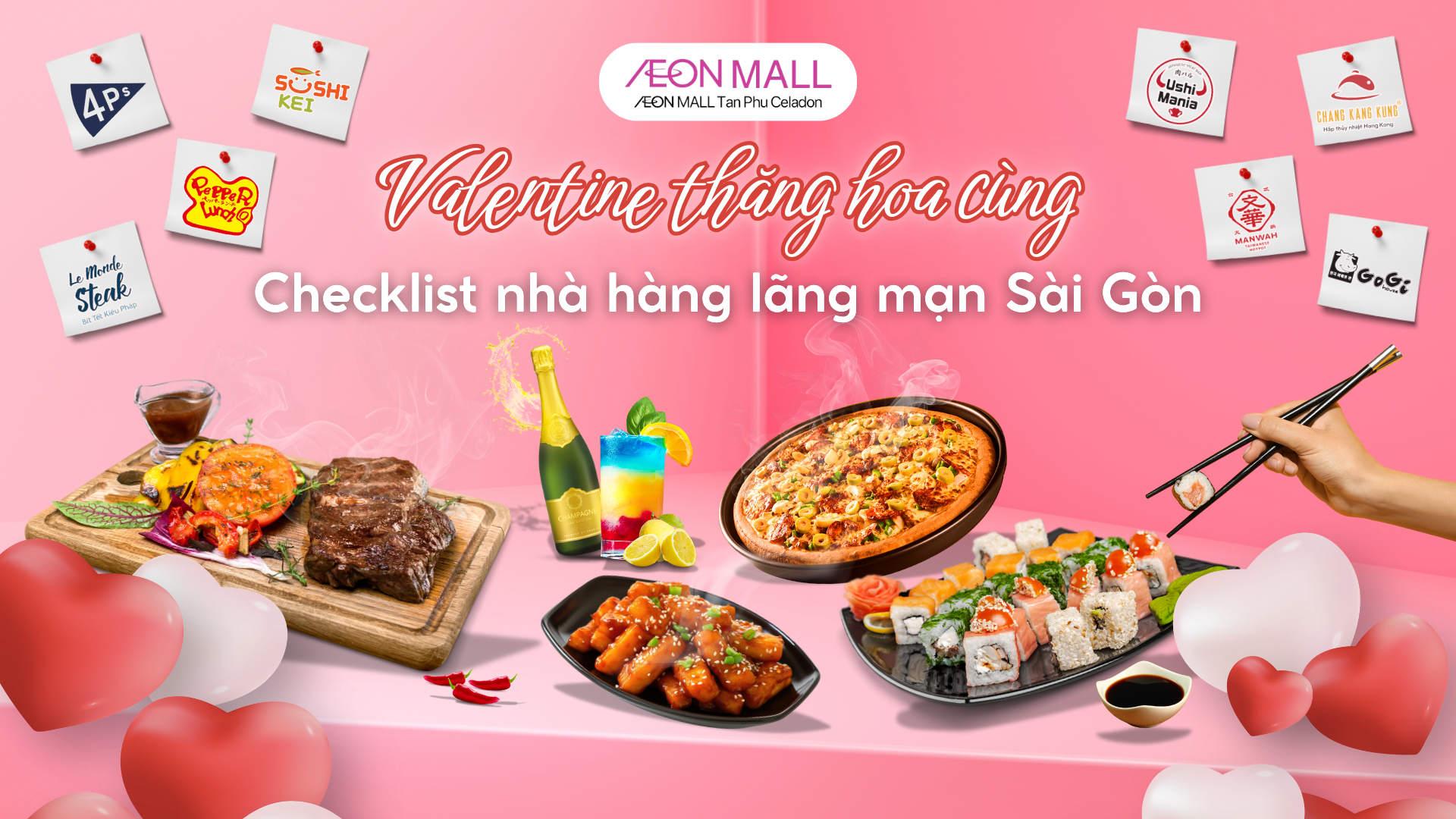 CHECK-IN NGAY NHỮNG NHÀ HÀNG LÃNG MẠN GIÚP VALENTINE CỦA BẠN THĂNG HOA