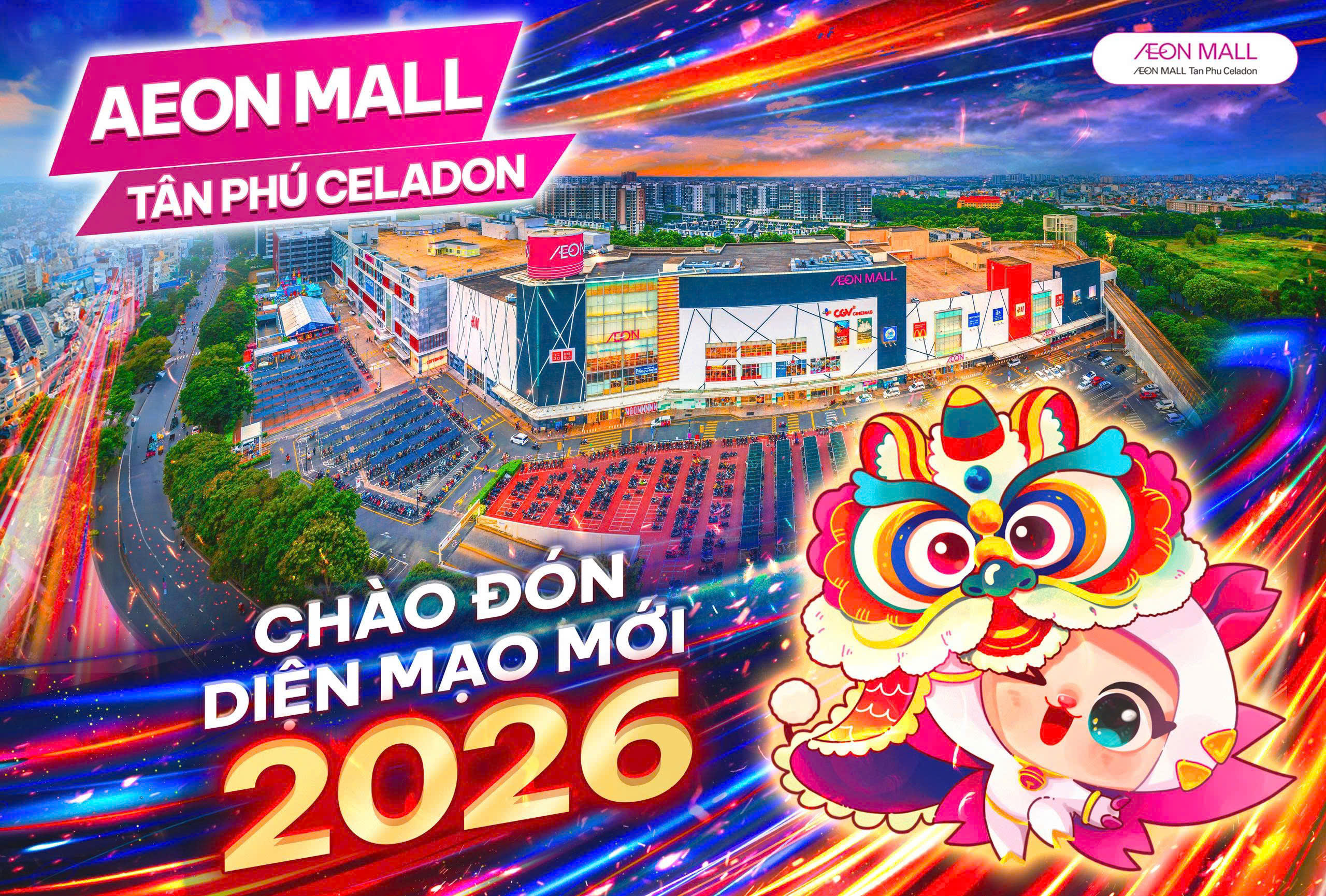 AEON MALL TÂN PHÚ CELADON: HÀNH TRÌNH KIẾN TẠO DIỆN MẠO MỚI – KHÔNG GIAN MỚI – TRẢI NGHIỆM MỚI
