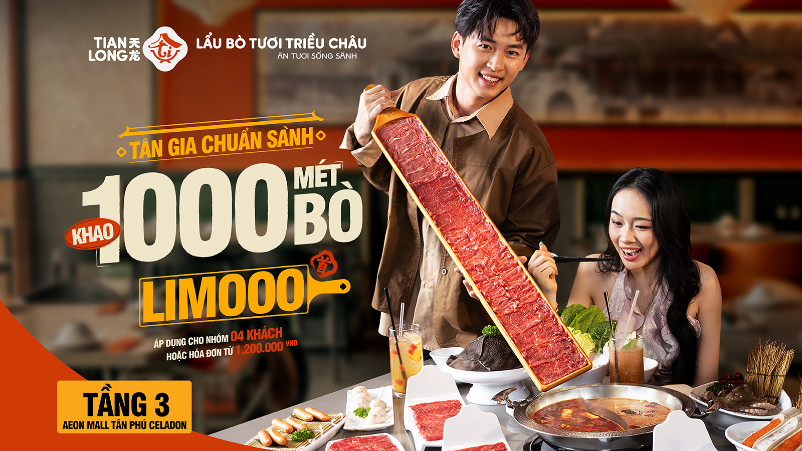 TIAN LONG CHÍNH THỨC CÓ MẶT TẠI AEON MALL TÂN PHÚ CELADON VỚI HÀNG NGÀN ƯU ĐÃI HẤP DẪN