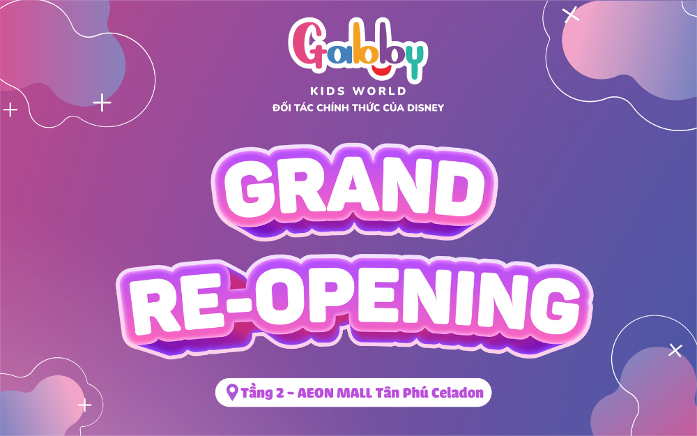 GABBY STORE – THẾ GIỚI ĐỒ DÙNG TRẺ EM TRỞ LẠI VỚI DIỆN MẠO MỚI!