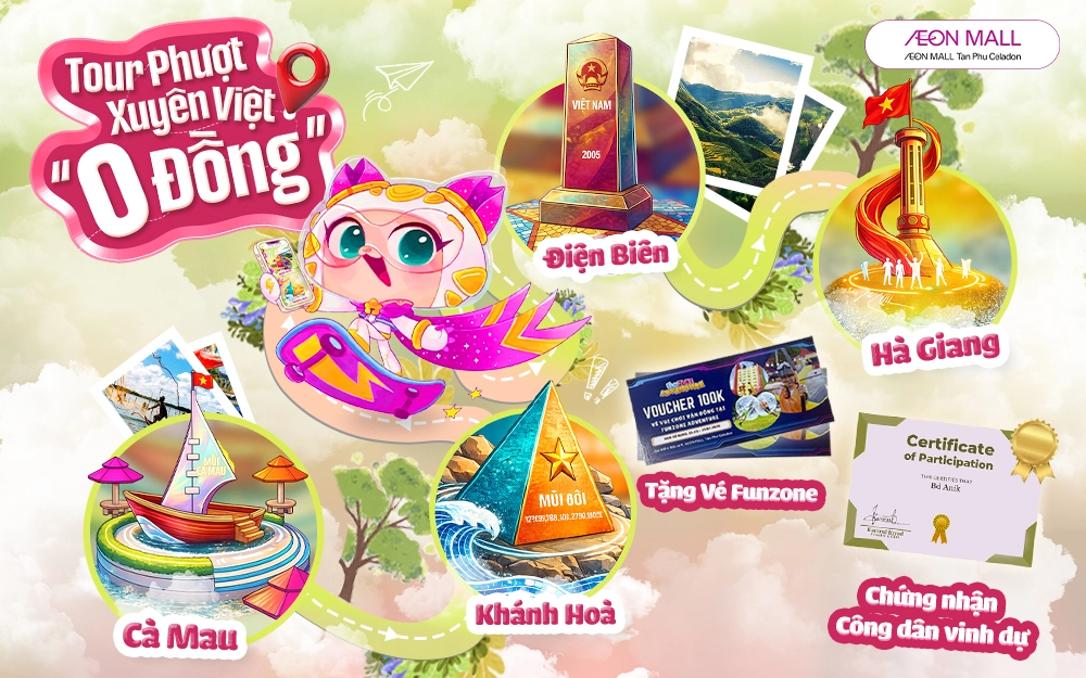 8 trải nghiệm "quên lối về" tại AEON MALL Tân Phú Celadon hè 2026