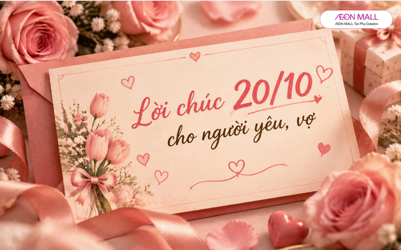 Lời chúc 20 10 cho người yêu: 200+ câu ngọt ngào, lãng mạ