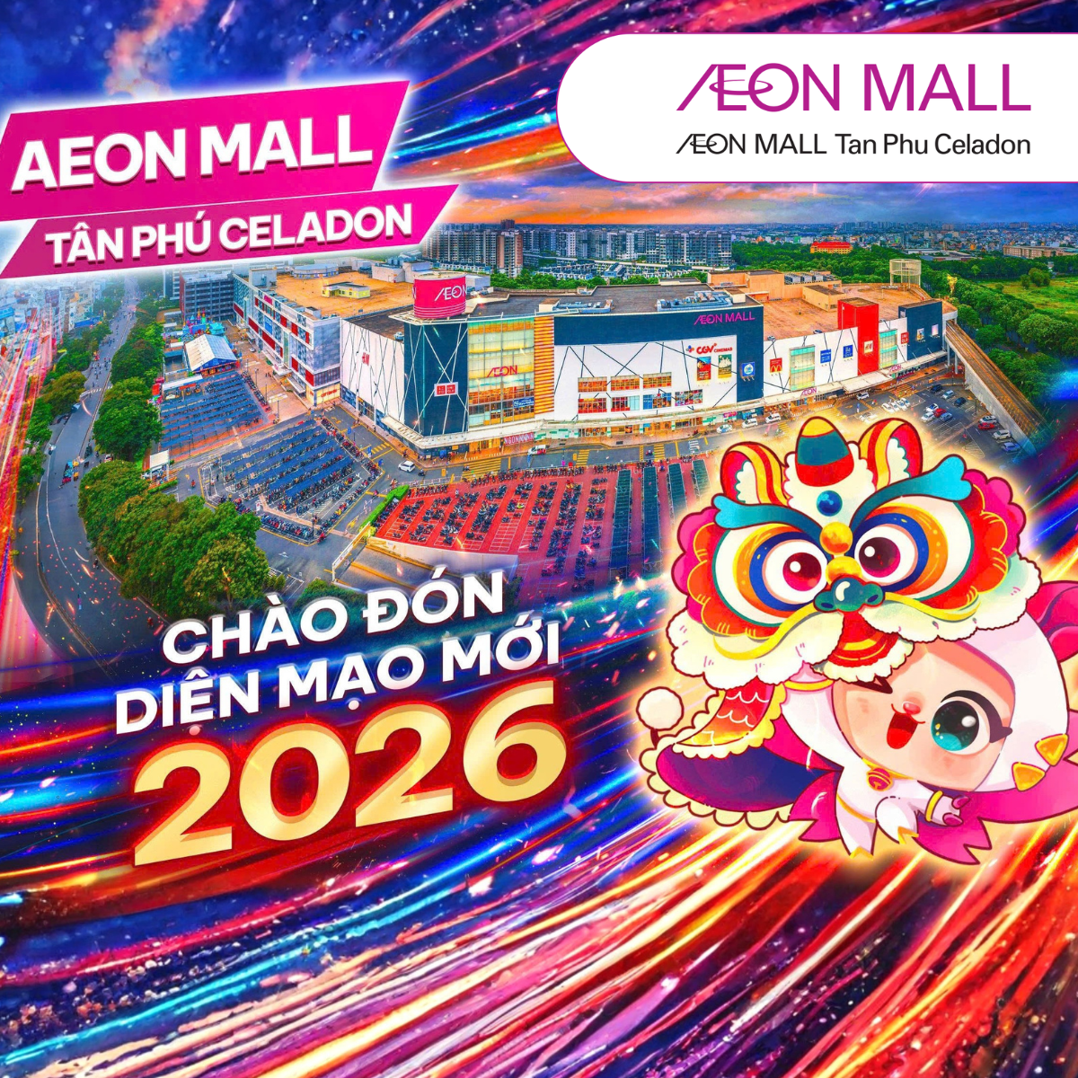 AEON MALL TÂN PHÚ CELADON: HÀNH TRÌNH KIẾN TẠO DIỆN MẠO MỚI – KHÔNG GIAN MỚI – TRẢI NGHIỆM MỚI