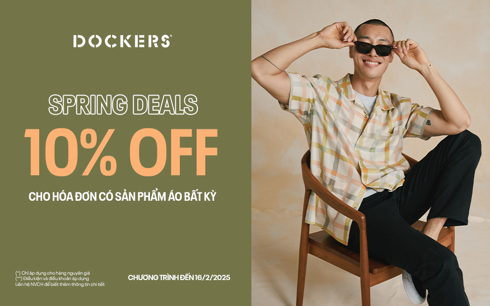 DOCKERS SPRING DEAL 10% OFF