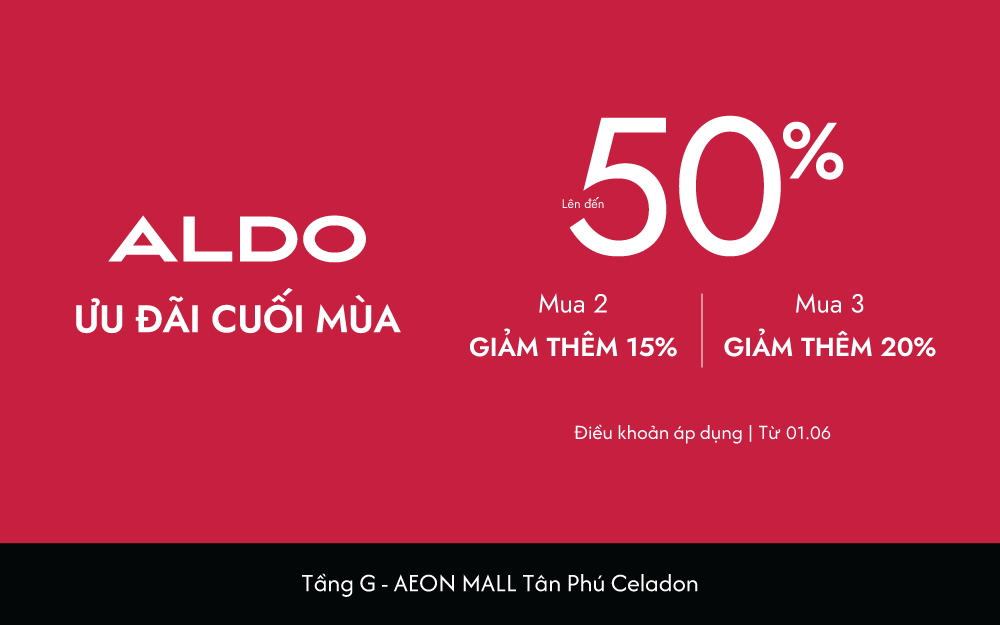 ALDO | ƯU ĐÃI CUỐI MÙA CHỈ TỪ 249K