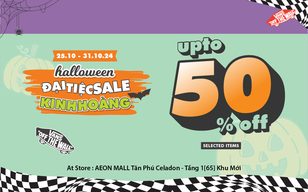 VANS HALLOWEEN – LÊN ĐỒ CỰC CHẤT, GIÁ CỰC SỐC!