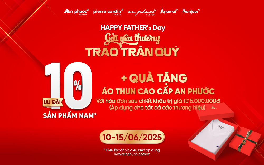 Một lời cảm ơn dành cho người đàn ông đặc biệt – người luôn là trụ cột vững vàng trong mỗi gia đình.
