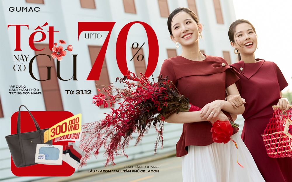 GUMAC | SALE UP TO 70% TOÀN BỘ CỬA HÀNG
