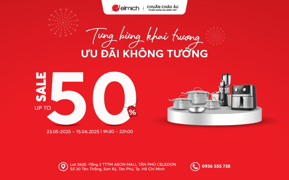 ELMICH KHAI TRƯƠNG RỘN RÀNG – QUÀ TẶNG NGẬP TRÀN