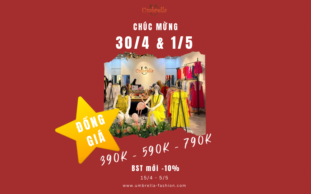 UMBRELLA | ƯU ĐÃI LỚN MỪNG ĐẠI LỄ