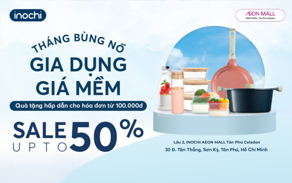 THÁNG BÙNG NỔ, GIA DỤNG GIÁ MỀM