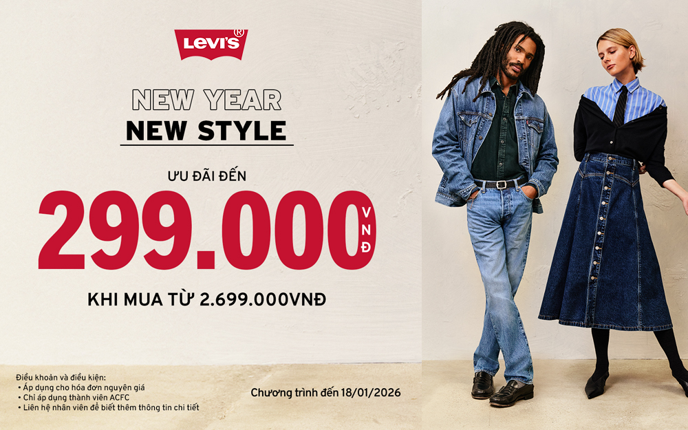 LEVI'S FESTIVE SEASON | SĂN DEAL ĐẦU NĂM