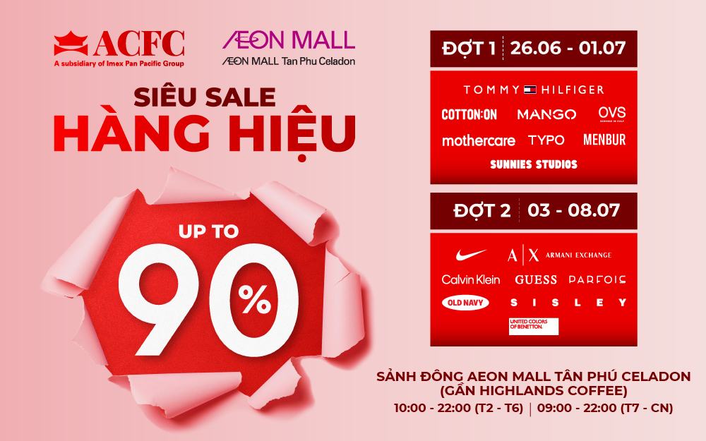 SIÊU SALE HÀNG HIỆU 2025 | ĐẾM NGƯỢC 24H TĂNG TỐC CÙNG SIÊU SALE "ĐỈNH CHẠM NÓC"