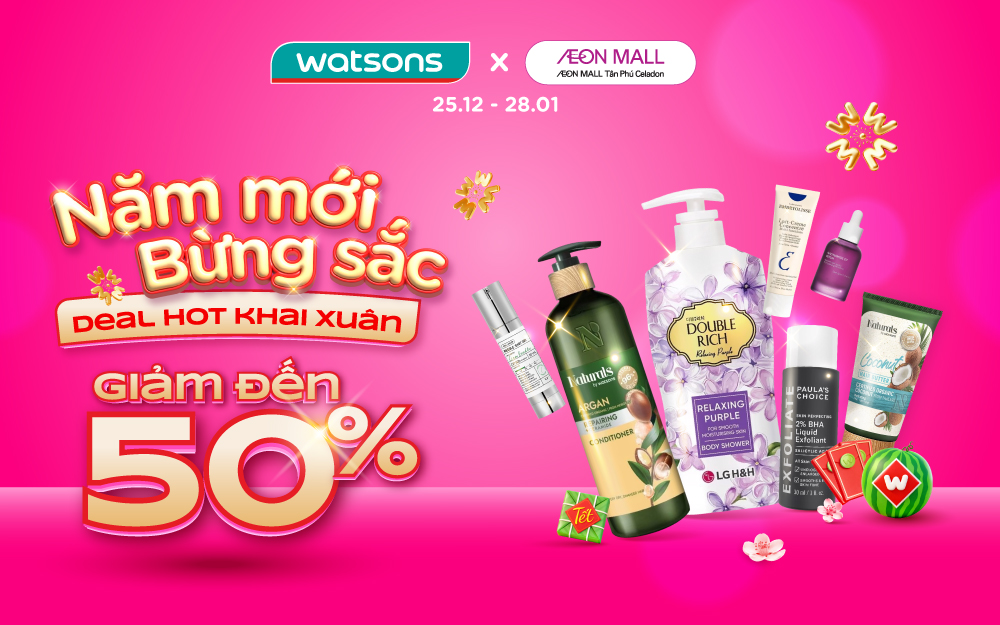 NĂM MỚI BỪNG SẮC – DEAL HOT KHAI XUÂN