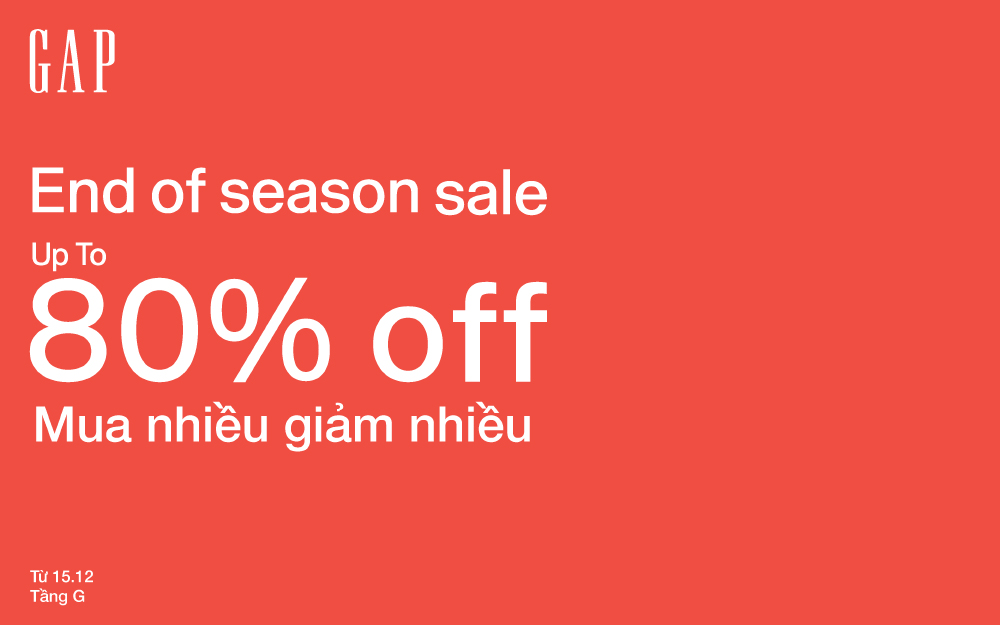 END OF SEASON SALE - UP TO 80%, SHOP MORE, SAVE MORE