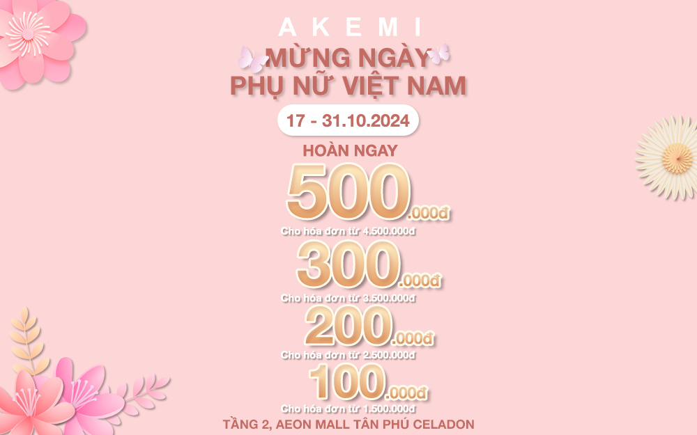 AKEMI MỪNG NGÀY PHỤ NỮ VIỆT NAM