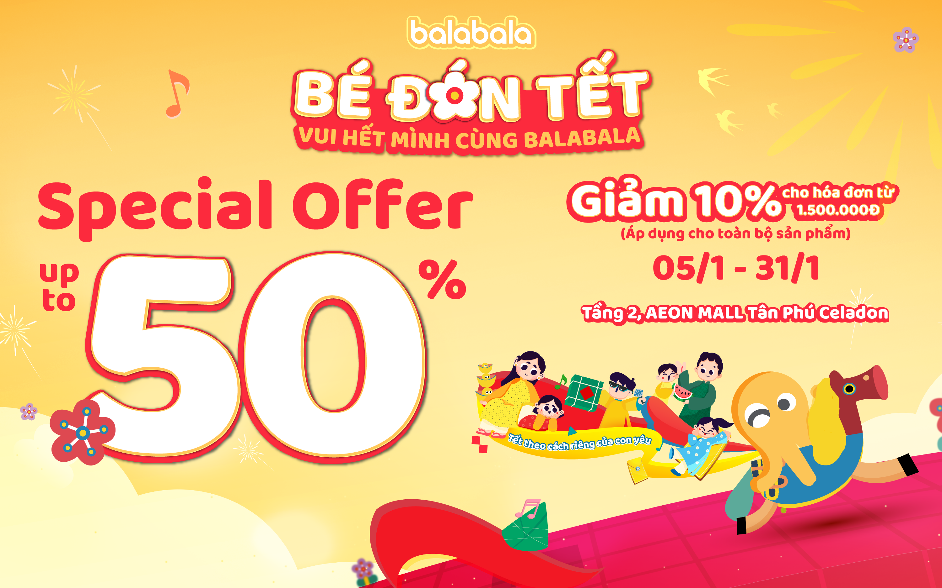 BÉ ĐÓN TẾT – VUI HẾT MÌNH CÙNG BALABALA