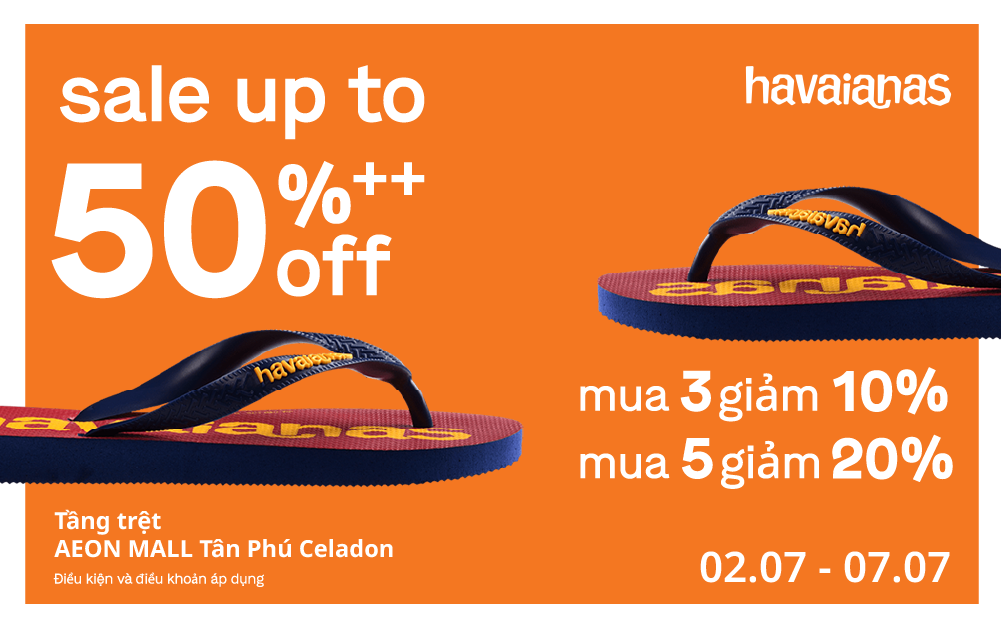 PRIVATE SALE - HAVAIANAS CHÍNH HÃNG GIẢM SHOCK CHỈ TỪ 299K