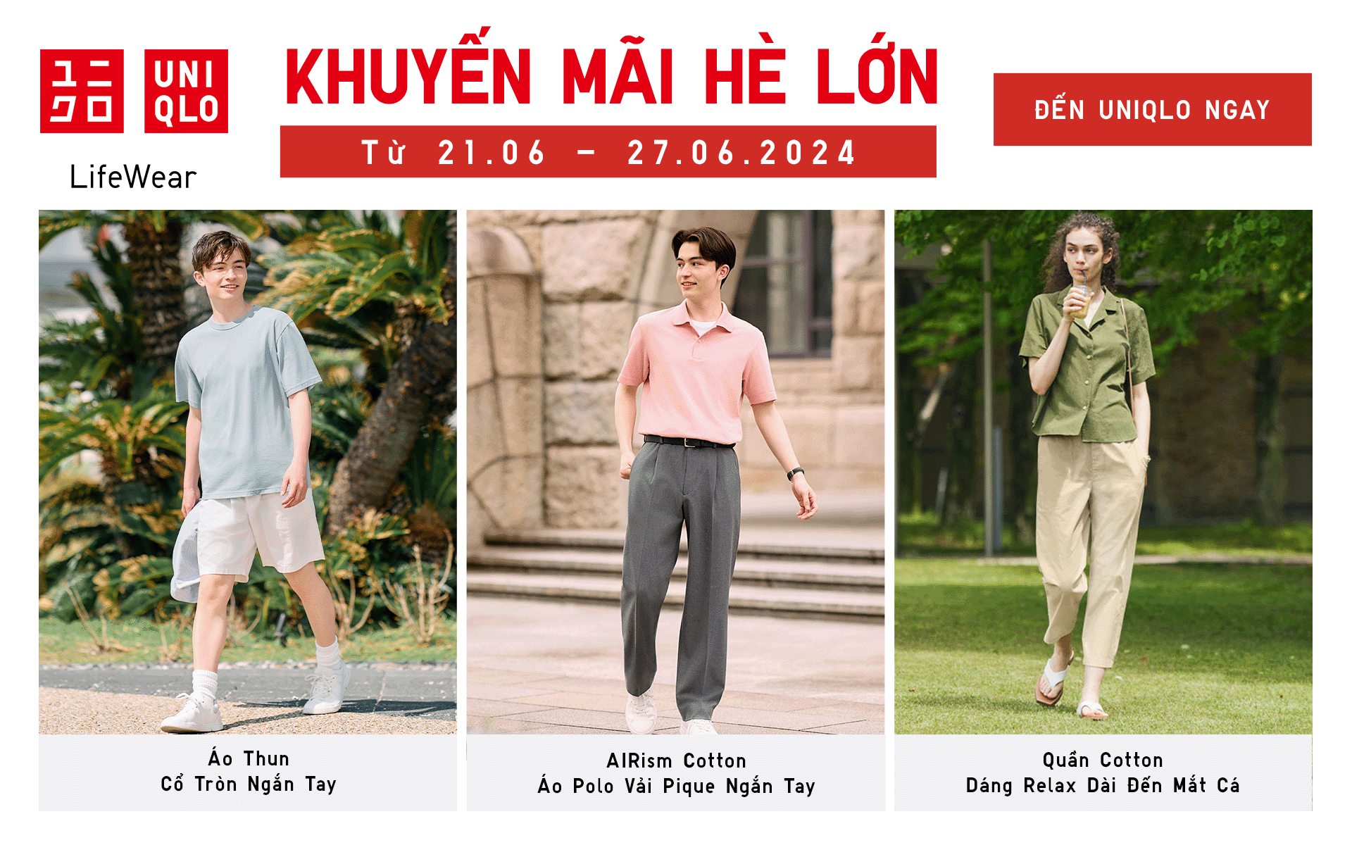 KHUYẾN MÃI CÓ HẠN TỪ 21 - 27.06.2024 - MANG ĐẾN CÁC THIẾT KẾ THOẢI MÁI ĐỂ BẠN THÊM TẬN HƯỞNG MÙA HÈ