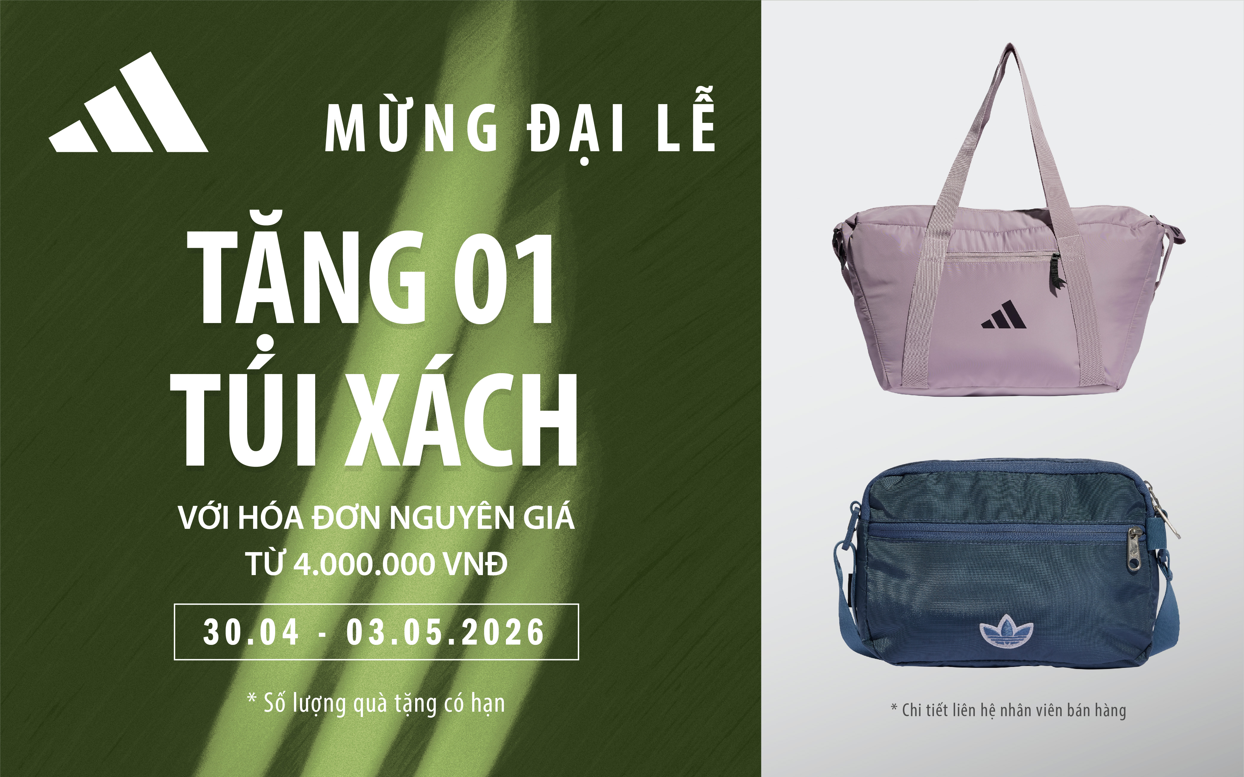 🔥 ADIDAS - MỪNG ĐẠI LỄ – LÊN ĐỒ CHẤT, SĂN DEAL HỜI🔥
