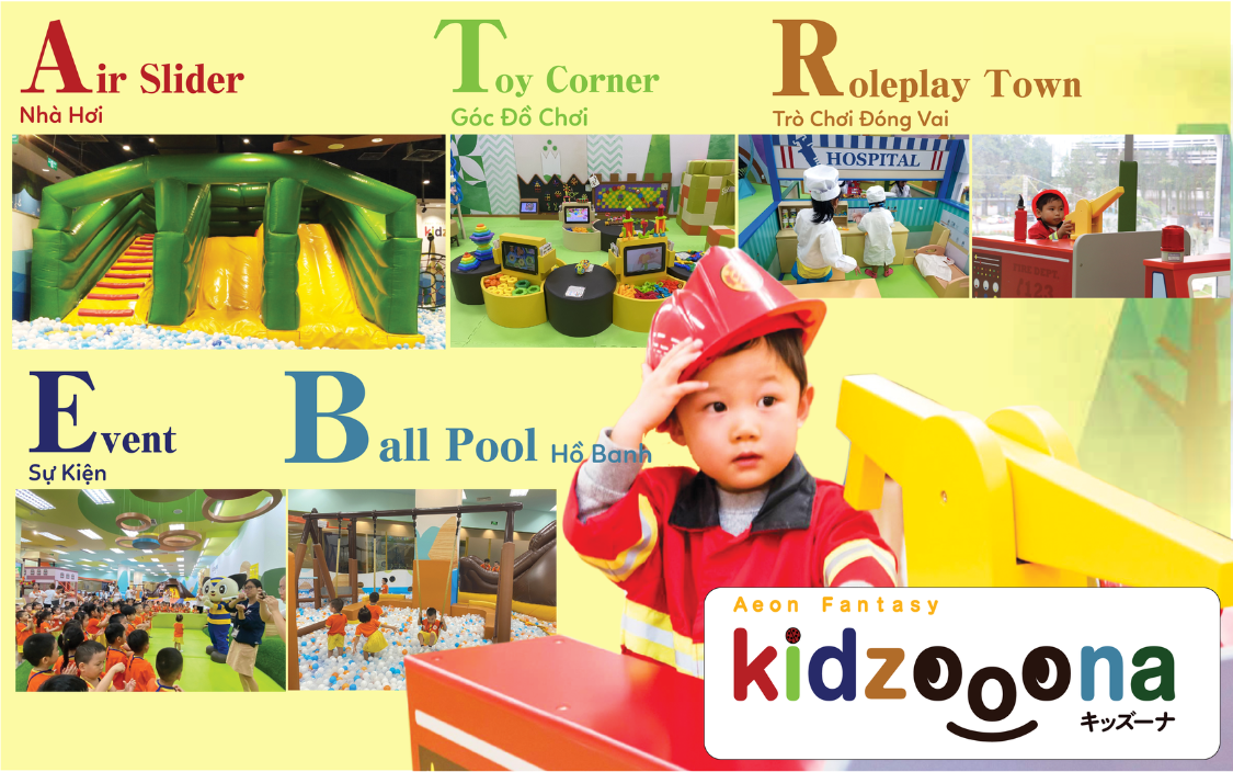 KIDZOOONA - KHU VUI CHƠI HÀNG ĐẦU NHẬT BẢN