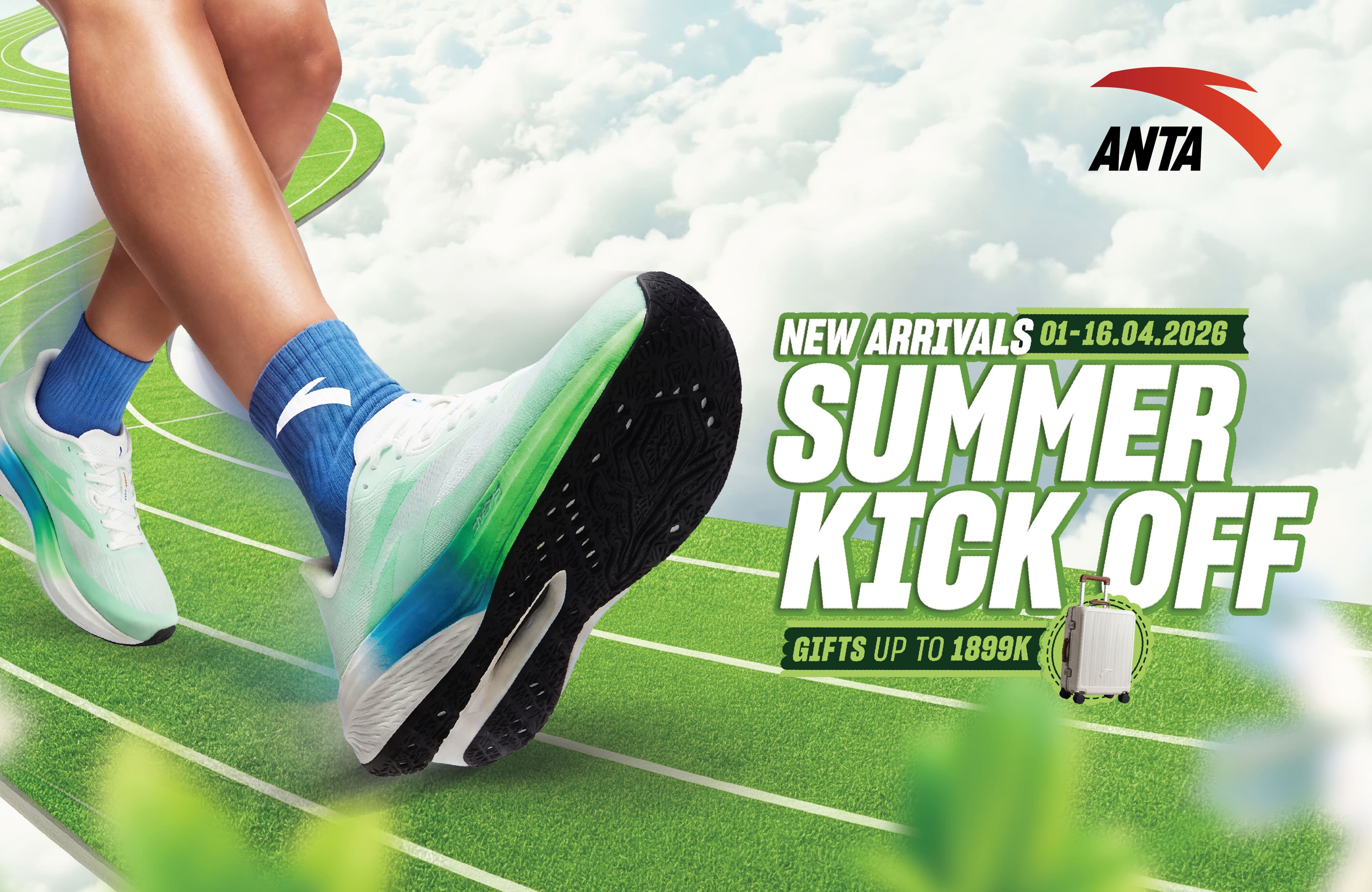 ANTA | ĐÓN BỘ SƯU TẬP MỚI KHỞI ĐỘNG MÙA HÈ MÁT LẠNH CÙNG ƯU ĐÃI CỰC COOL