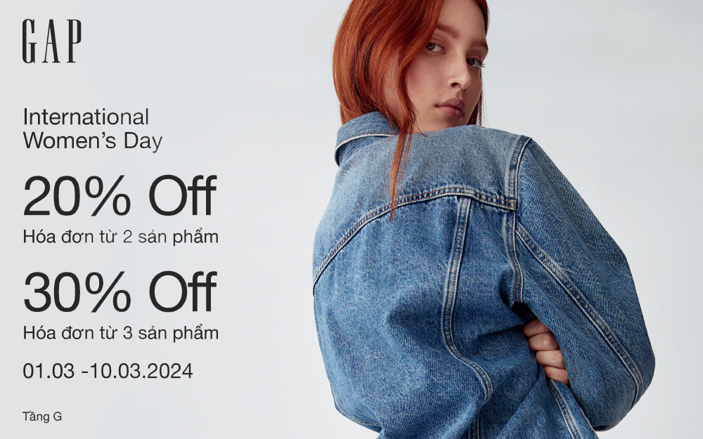 INTERNATIONAL WOMEN’S DAY | HAPPY DEAL FROM GAP