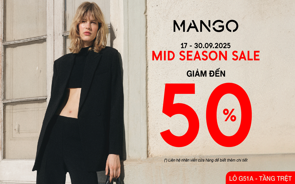MANGO MID SEASON SALE – UP TO 50%