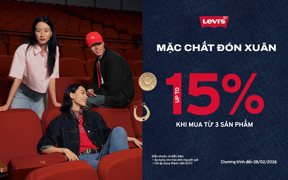 READY FOR LUNAR NEW YEAR WITH LEVI'S OFFER | UP TO 15%