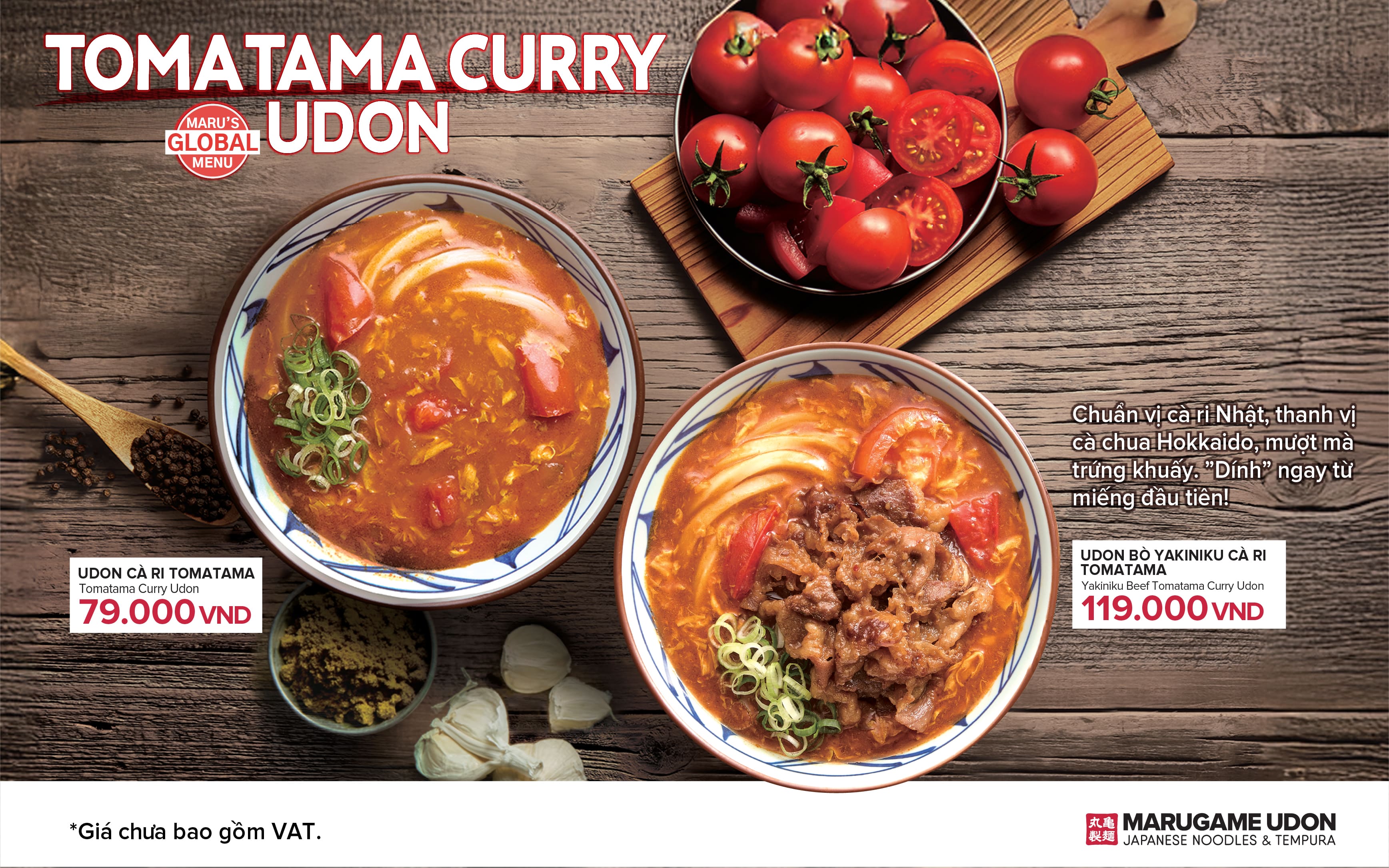 TOMATAMA CURRY UDON – TÂN BINH MÙA THU, GÂY SỐT 5 NĂM LIỀN TẠI NHẬT
