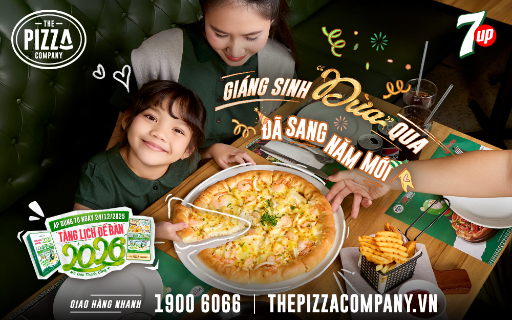 PIZZA COMPANY | QUÀ TẶNG LỊCH BÀN 2026 ĐỘC QUYỀN
