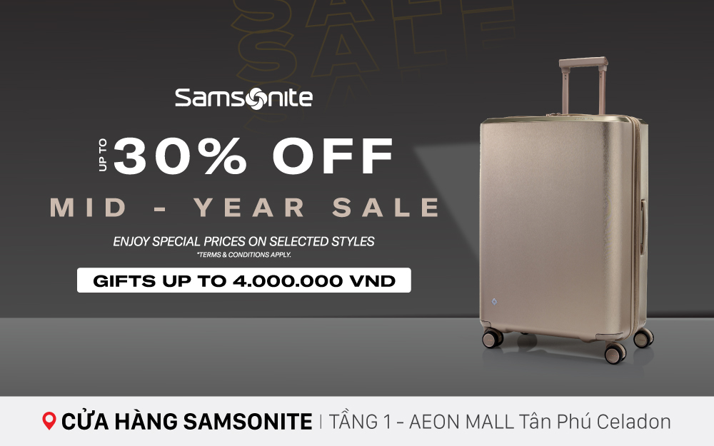 MID YEAR SALE - TẬN HƯỞNG ƯU ĐÃI GIỮA NĂM ĐẾN 30% TẠI 𝐒𝐚𝐦𝐬𝐨𝐧𝐢𝐭𝐞