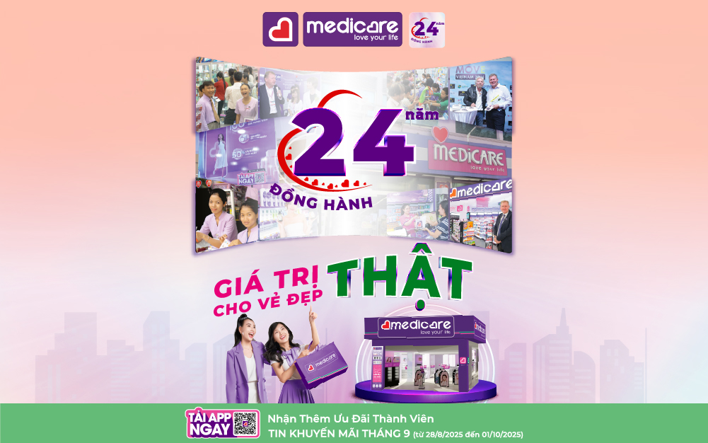 24 NĂM ĐỒNG HÀNH | GIÁ TRỊ THẬT CHO VẺ ĐẸP THẬT