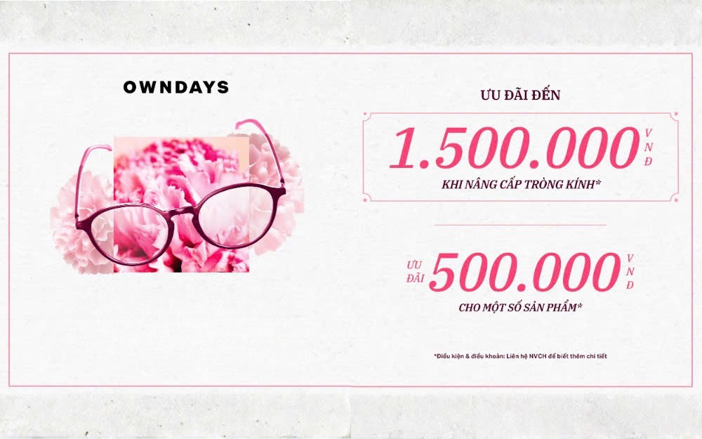 KÍNH MẮT NHẬT BẢN OWNDAYS | MỪNG NGÀY PHÁI ĐẸP, TẶNG NÀNG KÍNH XINH